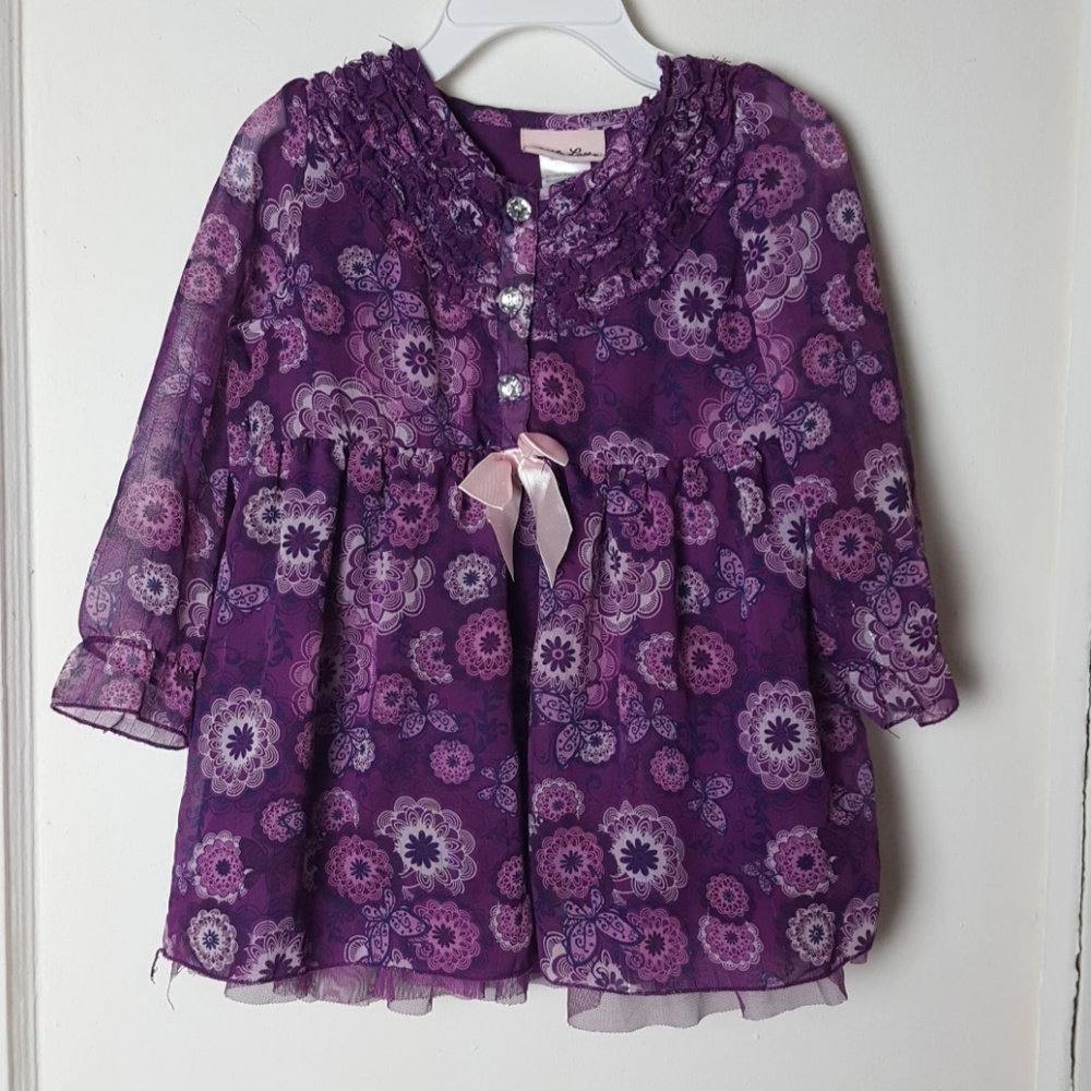 Little Lass Purple Dress